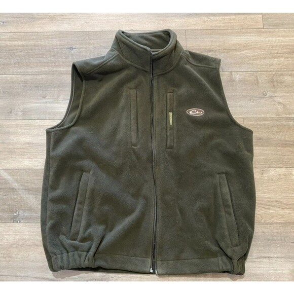 Drake Waterfowl Systems Other - Drake Waterfowl Multi Pocket Fleece Hunting Vest Mens XXL Olive Missing Zipper